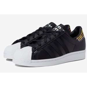 Adidas Superstar Shoes Core Black Youth Size 7